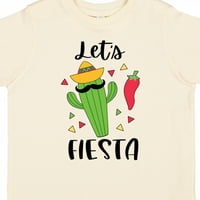 Inktastic Cinco de Mayo Let's Fiesta Slatki kaktus sa Sombrero poklon majicom malih majica ili majica