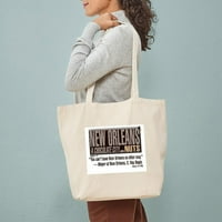Cafepress - vreća perle za čokoladnu gradsku kartu za parkere - prirodna platna torba, torba za trbuhe