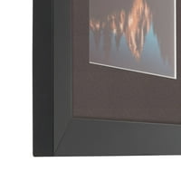 Arttoframes Matted Frame slike s jednim prostirkom za fotografije Otvor uramljeno u 1. Saten crno-kesten