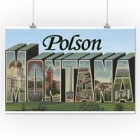 Polson, Montana - velike scene slova