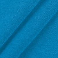 Žene Ljeto Tunic vrhovi ženski okrugli izrez Bluze s kratkim rukavima Pulover majica 3xl