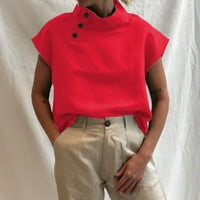 GAECUW Plus vrhovi za žene Radni vrhovi Bluze s kratkim rukavima The Regularne fit pulover TEES T-majice