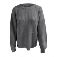 Zimske uštede džempere za žene čišćenje Žene labavo pulover Puno boje dugih rukava džemper vrhom