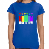 Košulja ponosa Ljudska LGBT zastava Gay ponos mjesec duge lezbijske majice za žene