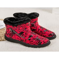 Zimske čizme za zimske snijeg za žene udobne krznene obložene cipele na otvorenom vodootpornim planinarskim