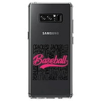 Distinconknk Clear Shootofofoff Hybrid futrola za Samsung Galaxy Note - TPU BUMPER Akrilni zaštitnik