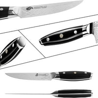 Steak nož profesionalna kuhinja set noža od odrezaka - kuhinjski noževi za večeru - g puni tang ručka