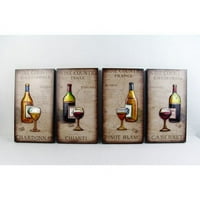 Firefly Home kolekcija vinski zid D COR set