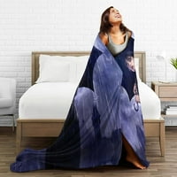 Srijeda Flannel bacaje pokrivač za kauč i krevet ukrasni srijeda plišana mala baca za posteljinu za