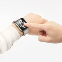 Čvrsti futrola sa kaljenim zaštitnim zaštitom od stakla kompatibilan sa Apple Watch serijom serije,