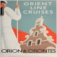 Poster, Orient Line Cruises Poster Print Mary Evans Slika Libraryonslow Aukcije Limited