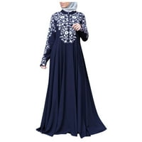 Gotyou modne haljine žene muslimanske haljine kaftan arapski jilbab abaya islamska čipkavica maxi haljina